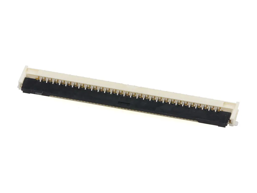 Molex 200528-0281, SMD gewinkelt FPC-Steckverbinder, 28-polig, Raster 1 mm, Kontakt mit Bodenberührung