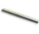 Molex 70280 Leiterplattenleiste Gerade, 64-polig / 2-reihig, Raster 2.54 mm Raster Durchsteckmontage, Unisoliert