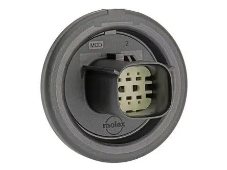 Molex 34840 Kfz-Steckverbinder, Steckverbinderbaugruppe, Steckverbinderbaugruppe, 6-polig, Schwarz / 2-reihig