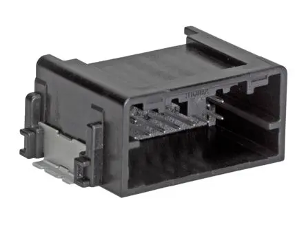 Molex 34897 Stiftsockel, Oberfläche, Stiftsockel, Lot, Stecker, 12-polig, Schwarz / 2-reihig