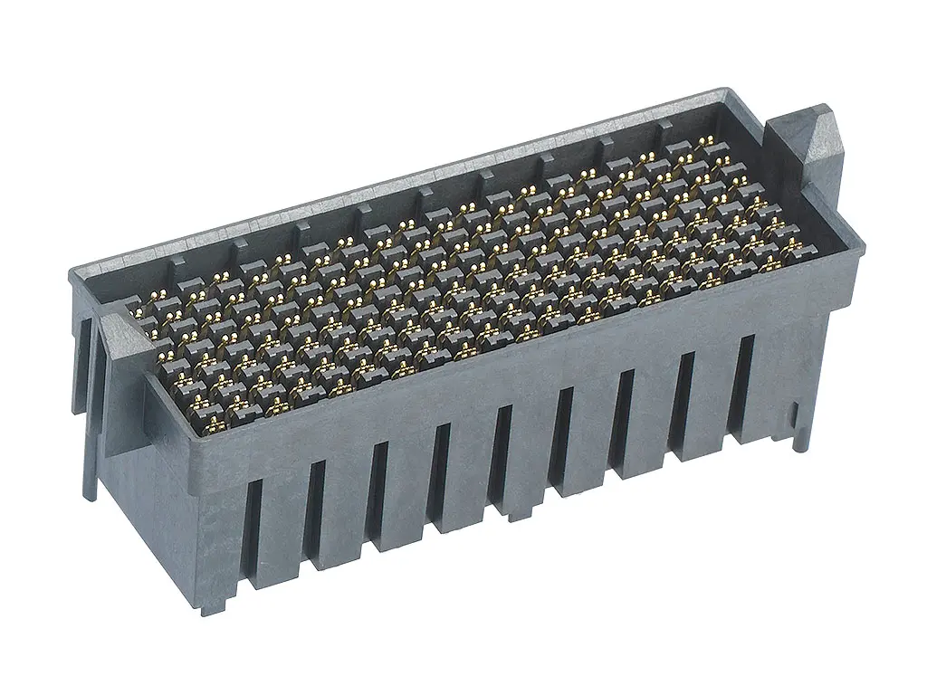 Produktfoto 1 von Molex 170814, 2.8 mm Backplane-Steckverbinder Anschluss, 216-polig Buchse, 6-reihig, Vertikal
