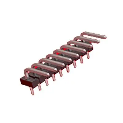 Molex 41662 Leiterplattenleiste gewinkelt, 5-polig / 1-reihig, Raster 3.96 mm Raster Durchsteckmontage, Ummantelt