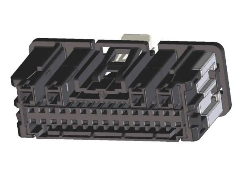 Produktfoto 1 von Molex 34959 Steckverbindergehäuse Gehäuse, Buchse, 32-polig, Grau / 2-reihig