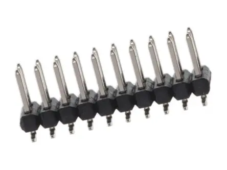 Produktfoto 1 von Molex 71308 Stift für Leiterplatten-Stiftleiste Vertikal, 20-polig / 2-reihig, Raster 2.54 mm Raster Oberfläche,