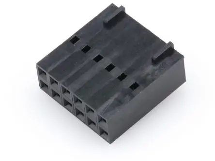 Produktfoto 1 von Molex 70450 Buchse Steckverbindergehäuse 2.54 mm, 12-polig / 2-reihig Gerade