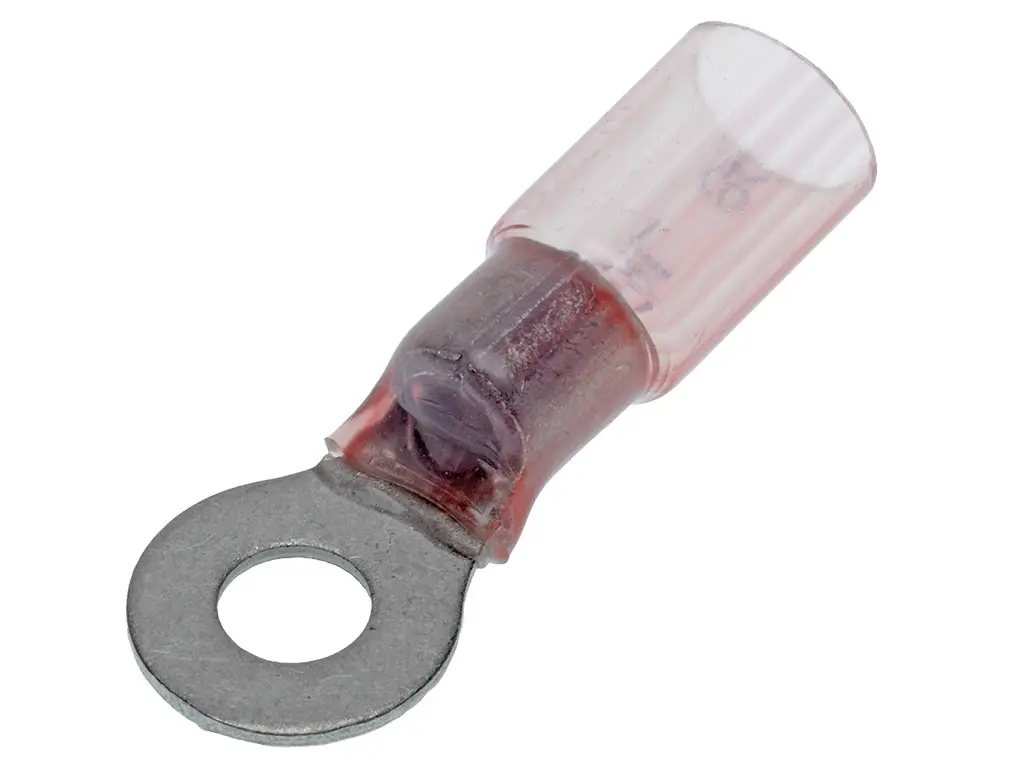 Produktfoto 1 von Molex 19164 Ringkabelschuh, Isoliert 8 AWG, Nickel Aktivkohle, 8 AWG max.AWG, M6