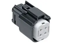 Produktfoto 1 von Molex 19418 Steckverbindergehäuse Gehäuse, Buchse, 4-polig, Schwarz / 2-reihig