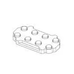 Produktfoto 1 von Molex 105402 Leiterplattenbuchse Panel 8-polig / 2-reihig, Raster 3 mm Lot