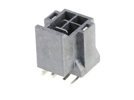 Produktfoto 1 von Molex 105429 Stift für Leiterplatten-Stiftleiste Vertikal, 4-polig / 2-reihig, Raster 2.5 mm Raster Oberfläche,