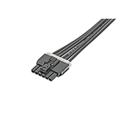 Produktfoto 1 von Molex 6 245130 Konfektioniertes Netzkabel Nano-Fit 6 / Nano-Fit Buchse / Buchse, 150 mm
