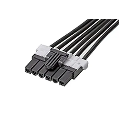 Produktfoto 1 von Molex 6 145135 Konfektioniertes Netzkabel Mini-Fit TPA2 6 / Mini-Fit TPA2 Buchse / Buchse, 75 mm