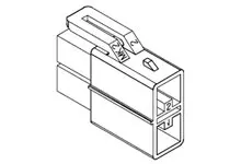 Produktfoto 1 von Molex 35181 Stecker Gehäuse und Stecker 8 mm, 2-polig / 2-reihig Gerade