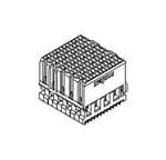 Produktfoto 1 von Molex 170390, 1.9 mm Backplane-Steckverbinder Anschluss, 144-polig Buchse, 12-reihig, Vertikal 12
