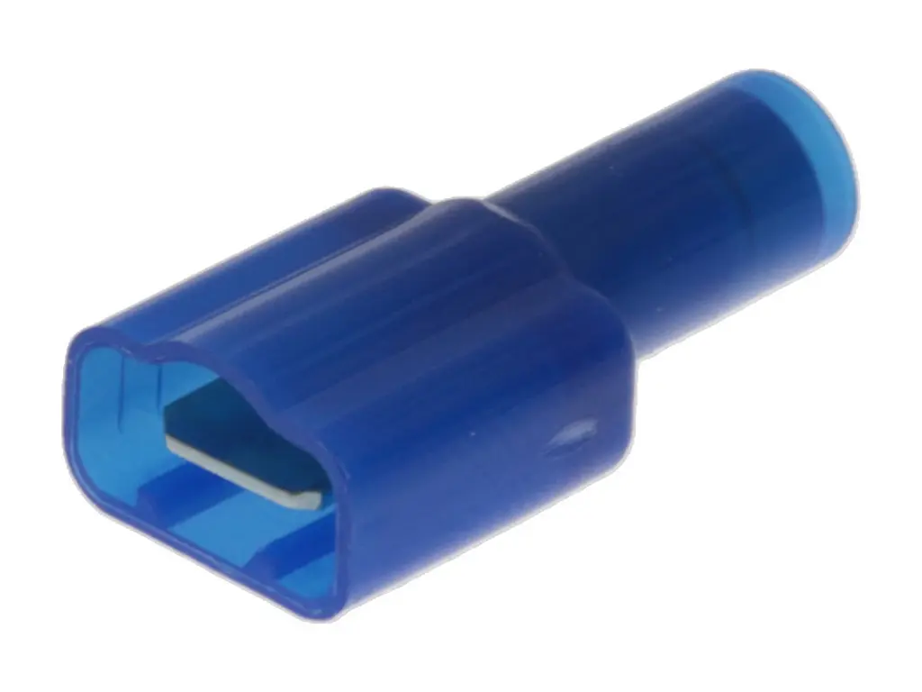Produktfoto 1 von Molex 19001 Schnellkupplungs-Crimpanschluss, Blau, 6.35 x 0.81 mm, Stecker
