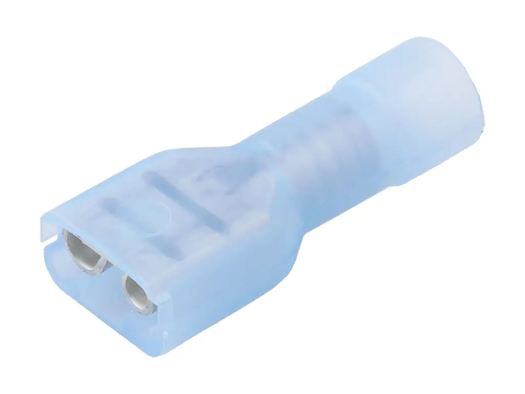 Produktfoto 1 von Molex 19003 Schnellkupplungs-Crimpanschluss, Blau, Isoliert, 4.75 x 0.51 mm, Buchse