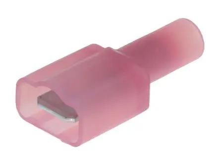 Produktfoto 1 von Molex 19004 Flachsteckhülse, Rot, 6.35 x 0.81 mm, Stecker