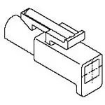 Produktfoto 1 von Molex 3191 Buchse Gehäuse und Stecker, 1-polig / 1-reihig Gerade