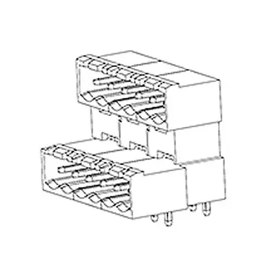 Produktfoto 1 von Molex 39538 Steckbarer Klemmenblock Header 20-Kontakte 5.08mm-Raster Horizontal