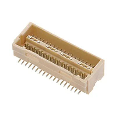 Produktfoto 1 von Molex 201645 Leiterplattenleiste Vertikal, 36-polig / 2-reihig, Raster 1.5 mm Raster Oberfläche, Ummantelt