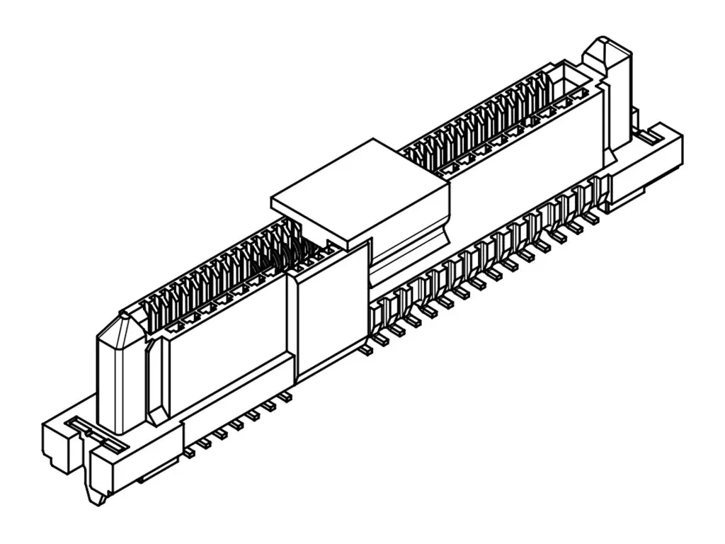 Molex 207974 Leiterplattenleiste Vertikal, 29-polig / 2-reihig, Raster 1.27 mm Raster Oberfläche, Ummantelt