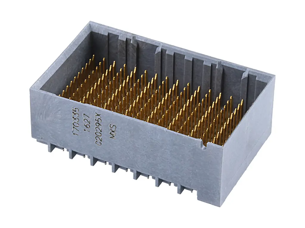 Produktfoto 1 von Molex 170335, 1.35 mm Backplane-Steckverbinder Anschluss, 64-polig, Vertikal 16