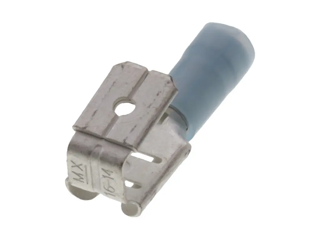 Produktfoto 1 von Molex 19012 Schnellkupplungs-Crimpanschluss, Blau, 6.35 x 0.81 mm, Stecker