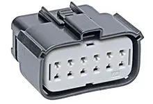 Produktfoto 1 von Molex 19418 Steckverbindergehäuse Gehäuse, Buchse, 12-polig, Schwarz / 2-reihig
