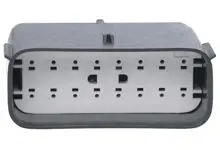 Produktfoto 1 von Molex 19419 Steckverbindergehäuse Gehäuse, Stecker, 16-polig, Schwarz / 2-reihig