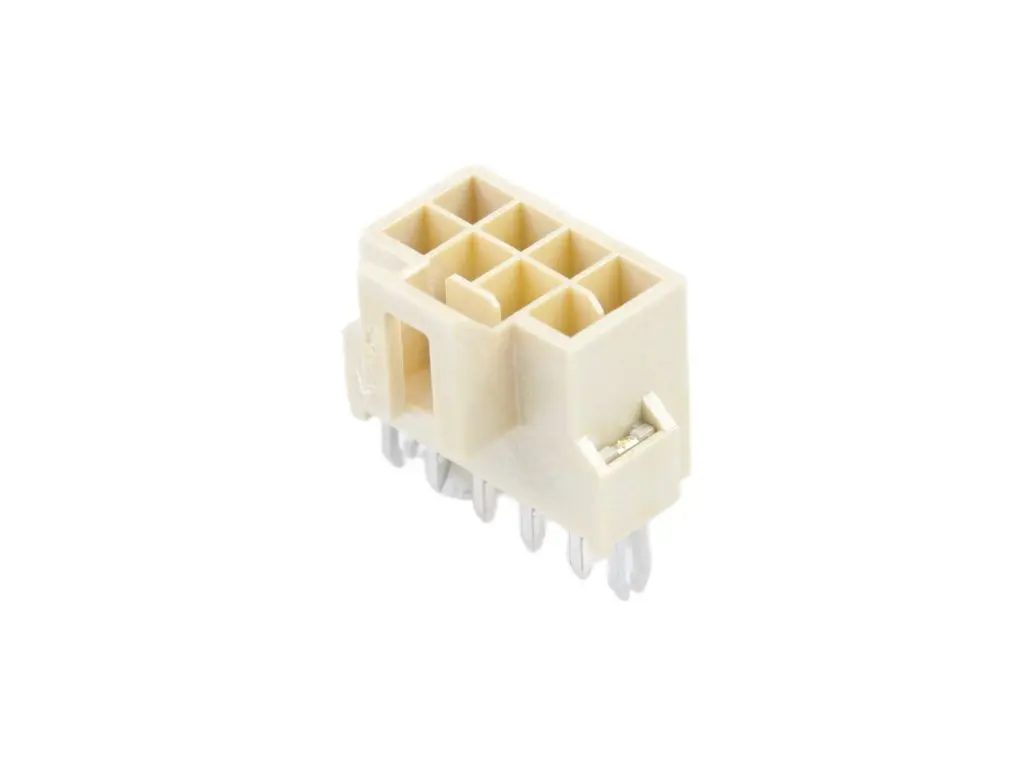 Molex 105312 Leiterplattenleiste Vertikal, 8-polig / 2-reihig, Raster 2.5 mm Raster Durchsteckmontage, Ummantelt
