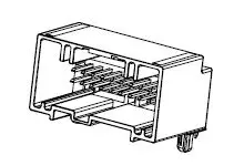 Produktfoto 1 von Molex 30700 Header, Kopfzeile, Stecker, 20-polig, Grau / 2-reihig, 7A