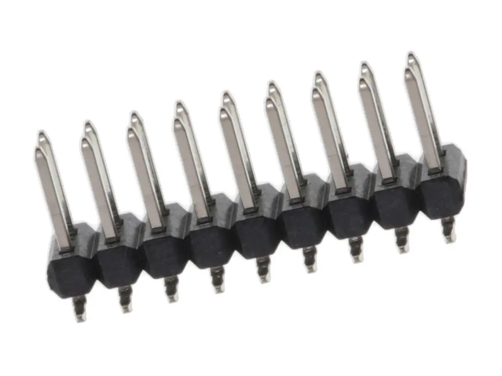 Produktfoto 1 von Molex 71308 Leiterplattenleiste Vertikal, 18-polig / 2-reihig, Raster 2.54 mm Raster Oberfläche, Unisoliert
