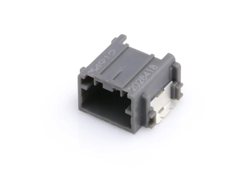 Produktfoto 1 von Molex 34912 Header, Kopfzeile, Stecker, 4-polig, Dunkelgrau / 1-reihig, 4A