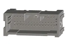 Produktfoto 1 von Molex 34958 Header, Kopfzeile, Stecker, 38-polig, Grau / 3-reihig, 4A