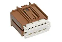 Produktfoto 1 von Molex 34969 Steckverbindergehäuse Gehäuse, Buchse, 14-polig, Braun / 2-reihig