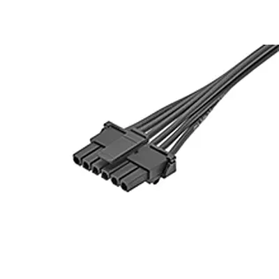 Produktfoto 1 von Molex 6 145132 Konfektioniertes Netzkabel Micro-Fit TPA 6 / Micro-Fit TPA Buchse / Buchse, 300 mm