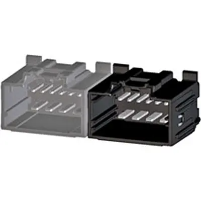 Produktfoto 1 von Molex 34707 Header, Kopfzeile, Stecker, 20-polig, Schwarz, Grau / 2-reihig