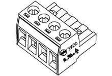 Produktfoto 1 von Molex 59530 Steckbarer Klemmenblock Steckverbinder 5-Kontakte 5.08mm-Raster Horizontal
