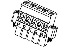 Produktfoto 1 von Molex 39537 Steckbarer Klemmenblock Steckverbinder 12-Kontakte 5.08mm-Raster Vertikal
