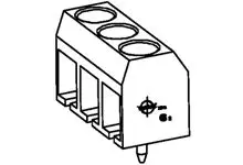 Produktfoto 1 von Molex 39543 Steckbarer Klemmenblock 24-Kontakte 5mm-Raster Vertikal