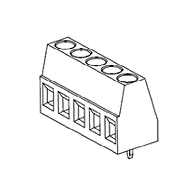 Produktfoto 1 von Molex 39543 Steckbarer Klemmenblock 10-Kontakte 5mm-Raster Vertikal