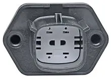 Molex 19436 Steckverbindergehäuse Gehäuse, Stecker, 4-polig, Schwarz / 2-reihig