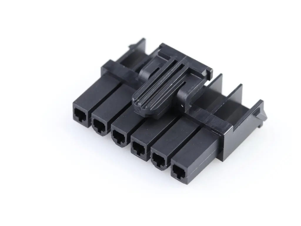 Produktfoto 1 von Molex 200453 Buchse Gehäuse und Stecker 4.20 mm, 6-polig / 1-reihig Gerade