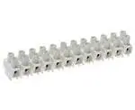Produktfoto 1 von Molex Klemmstreifen Vertikal Edelstahl 2-reihig 30A, Raster 10 mm, 600 V