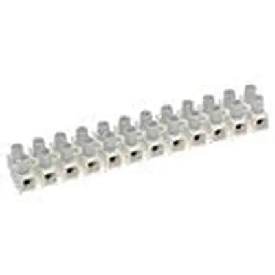 Produktfoto 1 von Molex Klemmstreifen Vertikal Edelstahl 2-reihig 40A, Raster 12 mm, 600 V