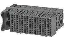 Produktfoto 1 von Molex 170530, 1.35 mm Backplane-Steckverbinder Anschluss, 144-polig Buchse, 9-reihig, gewinkelt 16