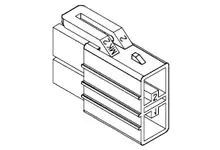 Produktfoto 1 von Molex 35181 Stecker Gehäuse und Stecker 8 mm, 2-polig / 2-reihig Gerade