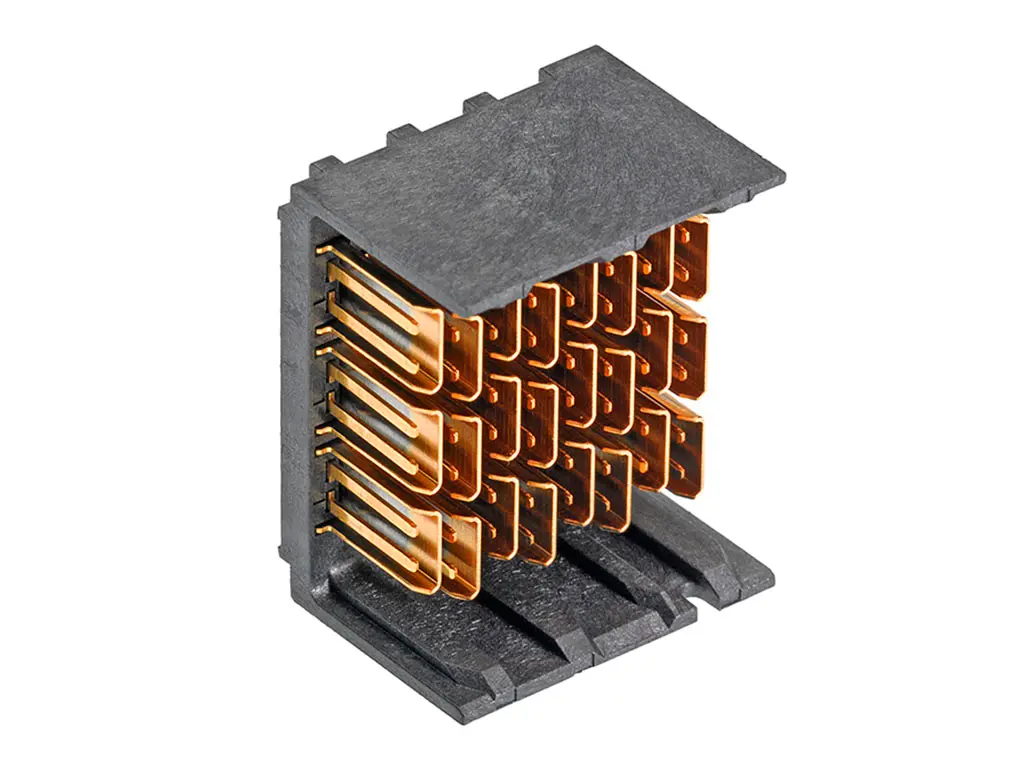 Produktfoto 1 von Molex 171335, 1.9 mm Backplane-Steckverbinder Anschluss, 48-polig, 6-reihig, Vertikal 8