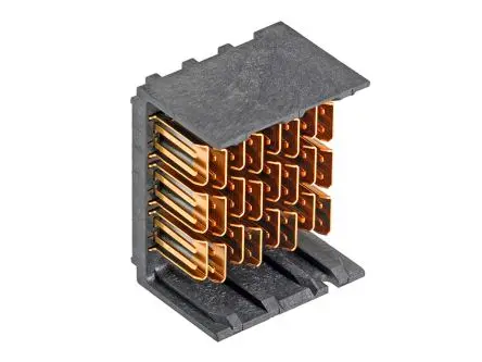 Produktfoto 1 von Molex 171335, 1.9 mm Backplane-Steckverbinder Anschluss, 48-polig, 6-reihig, Vertikal 8