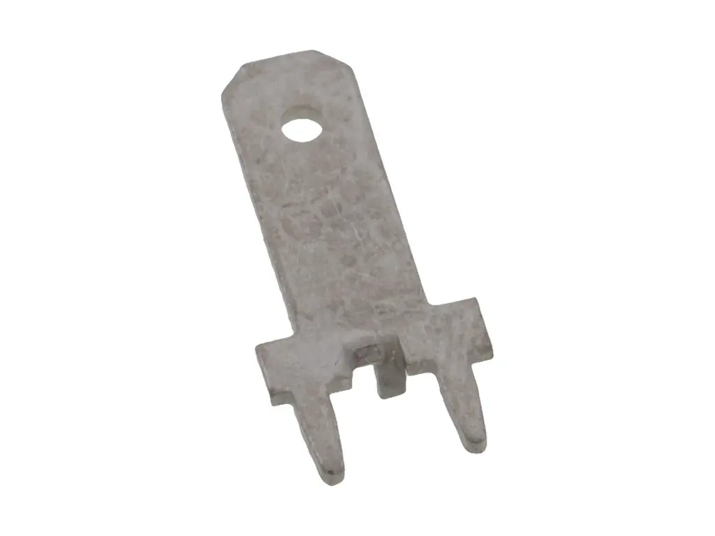 Produktfoto 1 von Molex 19705 Schnellkupplungs-Crimpanschluss, Silber, Unisoliert, 4.75 x 0.81 mm, Stecker