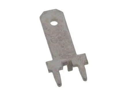 Produktfoto 1 von Molex 19705 Flachsteckhülse, Silber, Unisoliert, 4.75 x 0.81 mm, Stecker